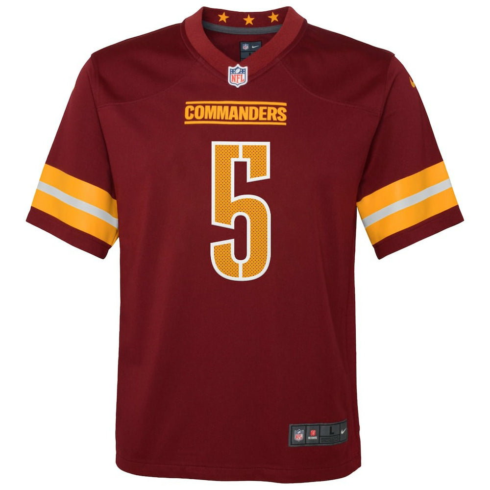 Jayden Daniels Washington Commanders Youth Game Jersey Burgundy | Nike for Sale