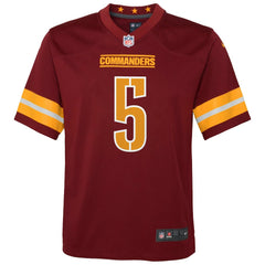 Jayden Daniels Washington Commanders Youth Game Jersey Burgundy | Nike for Sale