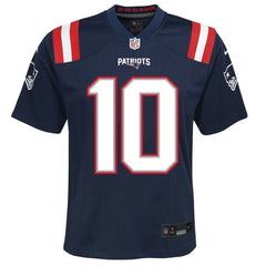 Drake Maye New England Patriots Youth Game Jersey Navy | Nike for Sale
