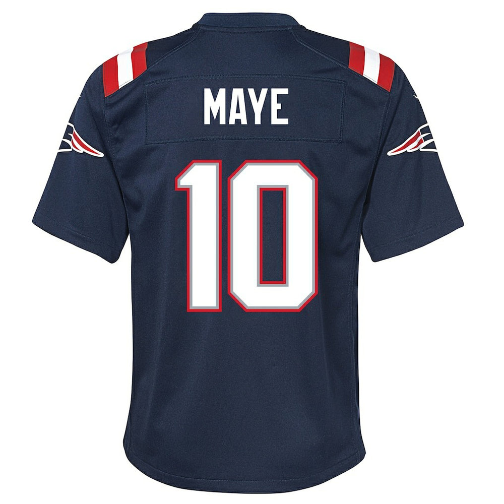 Drake Maye New England Patriots Youth Game Jersey Navy | Nike for Sale
