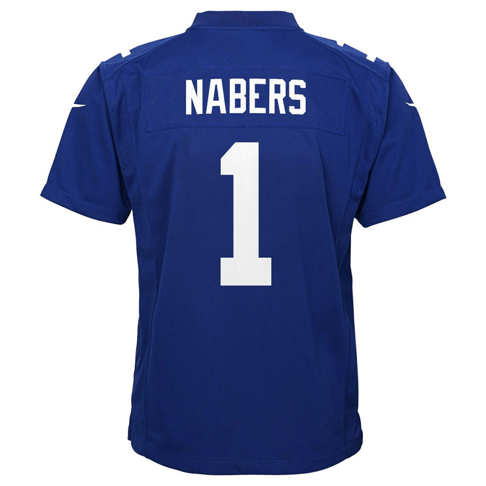 Malik Nabers New York Giants Youth Game Jersey Royal | Nike for Sale