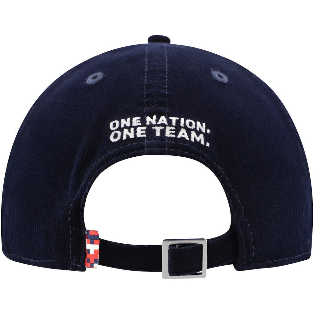 USMNT Unisex Snow Beach Corduroy Adjustable Hat Navy - FIFA World CUP