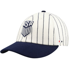 USMNT Fan Ink Unisex Yankee Adjustable Hat White/Navy - FIFA World CUP