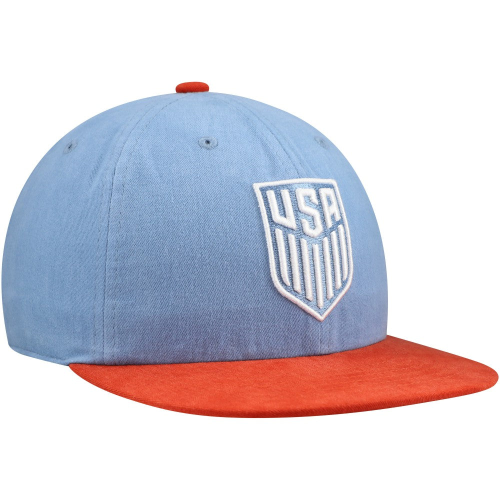 USMNT Unisex Swingman Adjustable Hat Light Blue/Red - FIFA World CUP