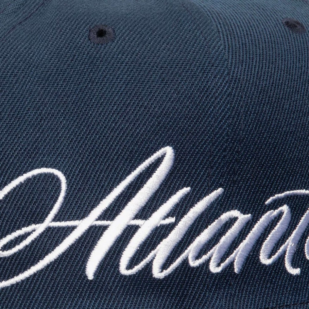 Atlanta Braves Mitchell & Ness Just Don x MLB Lux Script Snapback Hat - MLB