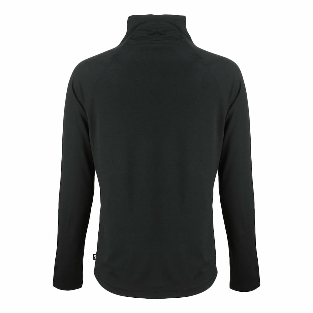 San Francisco 49ers Cutter & Buck Women's Coastline Epic Comfort Eco Recycled Funnel Neck Raglan Pullover Sweatshirt Black | NFL