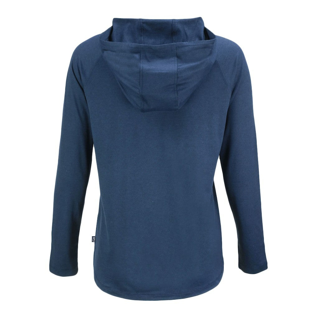 Buffalo Bills Cutter & Buck Women's Coastline Epic Comfort Eco Recycled Raglan Pullover Hoodie Navy | NFL