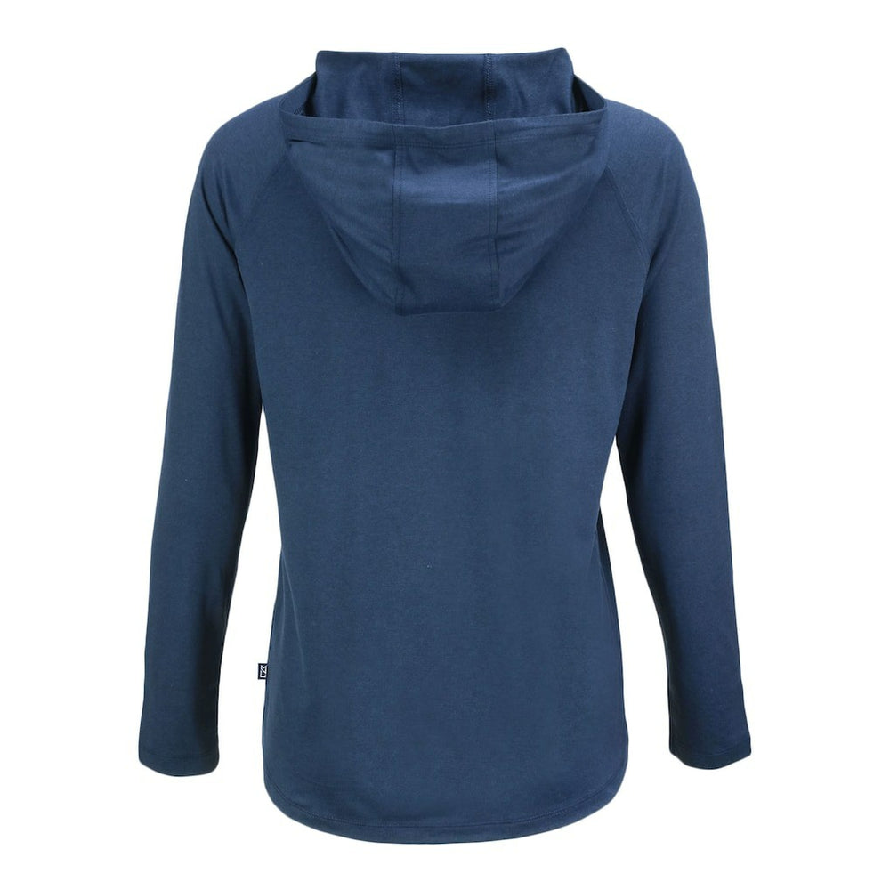 Buffalo Bills Cutter & Buck Women's Coastline Epic Comfort Eco Recycled Raglan Pullover Hoodie Navy | NFL