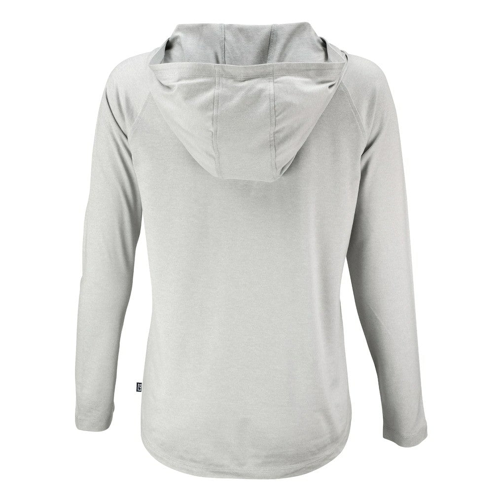 Buffalo Bills Cutter & Buck Women's Historic Coastline Epic Comfort Eco Recycled Raglan Pullover Hoodie Gray | NFL