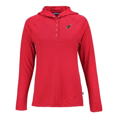 Arizona Cardinals Cutter & Buck Women's Coastline Epic Comfort Eco Recycled Raglan Pullover Hoodie Red | NFL
