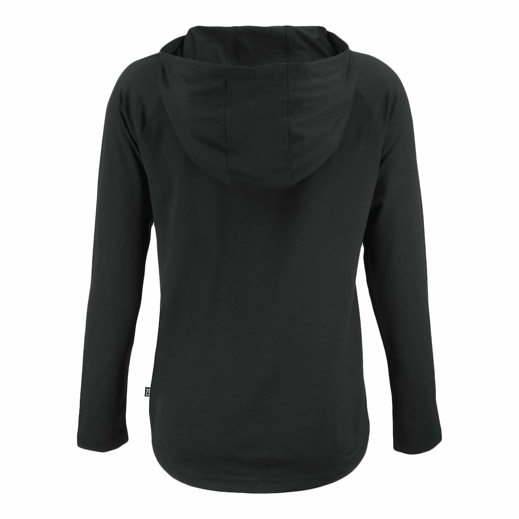 Minnesota Vikings Cutter & Buck Women's Coastline Epic Comfort Eco Recycled Raglan Pullover Hoodie Black | NFL