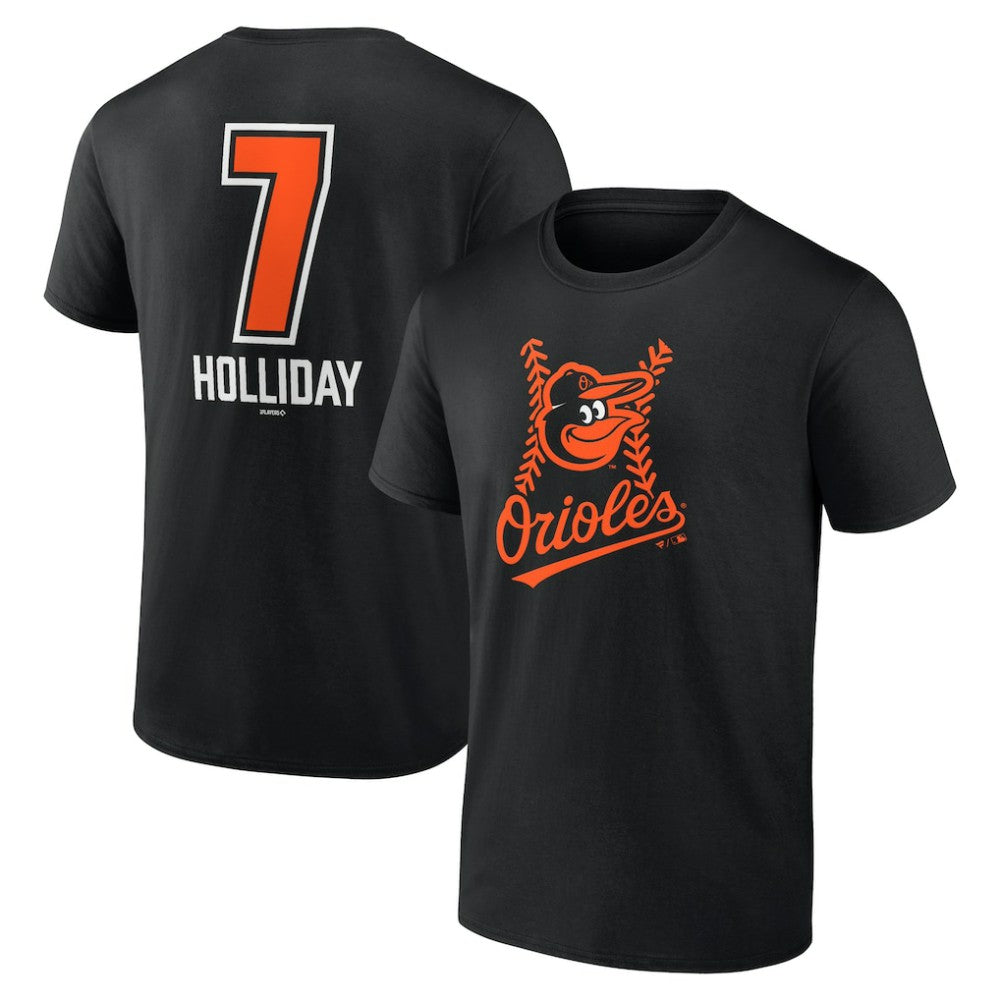 Jackson Holliday Baltimore Orioles Fastball Player Name & Number T-Shirt - MLB