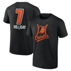 Jackson Holliday Baltimore Orioles Fastball Player Name & Number T-Shirt - MLB