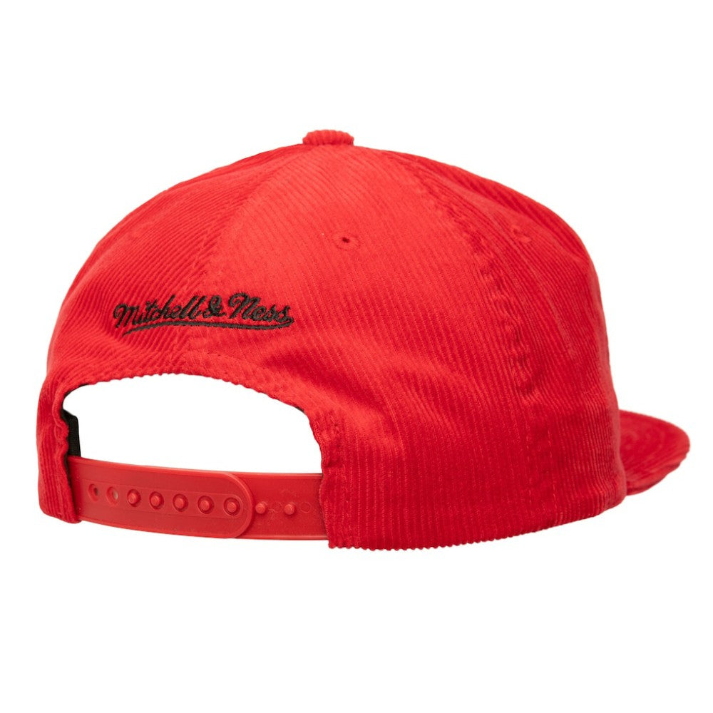 Mitchell & Ness  Atlanta Braves Male Adult Corduroy Snapback Hat - MLB