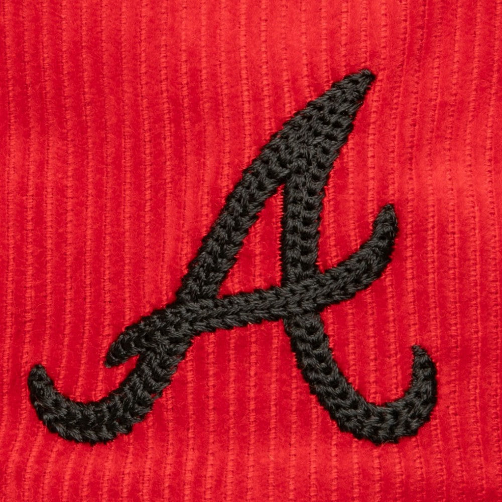 Mitchell & Ness  Atlanta Braves Male Adult Corduroy Snapback Hat - MLB