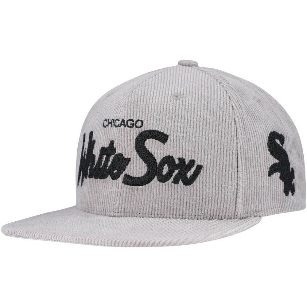 Mitchell & Ness  Chicago White Sox Male Adult Corduroy Snapback Hat - MLB