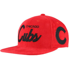 Mitchell & Ness  Chicago Cubs Male Adult Corduroy Snapback Hat - MLB