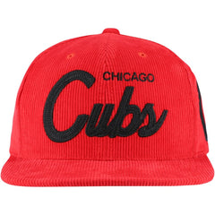 Mitchell & Ness  Chicago Cubs Male Adult Corduroy Snapback Hat - MLB