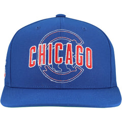 Chicago Cubs Mitchell & Ness Double Up Snapback Hat - MLB