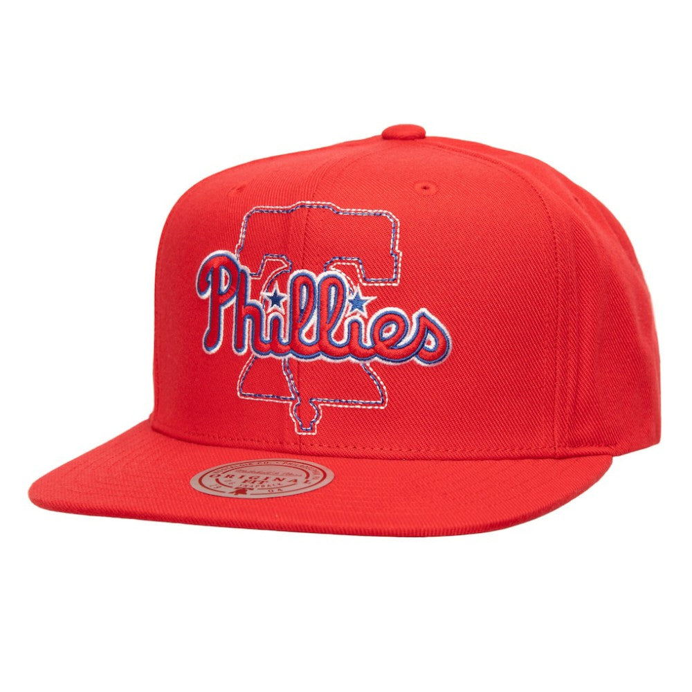 Philadelphia Phillies Mitchell & Ness Double Up Snapback Hat - MLB