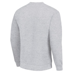 Detroit Lions Starter Tailsweep Team Graphic Tri-Blend Fleece Pullover Sweatshirt Heather Gray | NFL