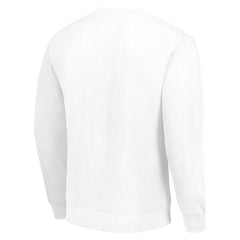 Detroit Lions Starter Half Ball Team Graphic Tri-Blend Fleece Pullover Sweatshirt White | NFL