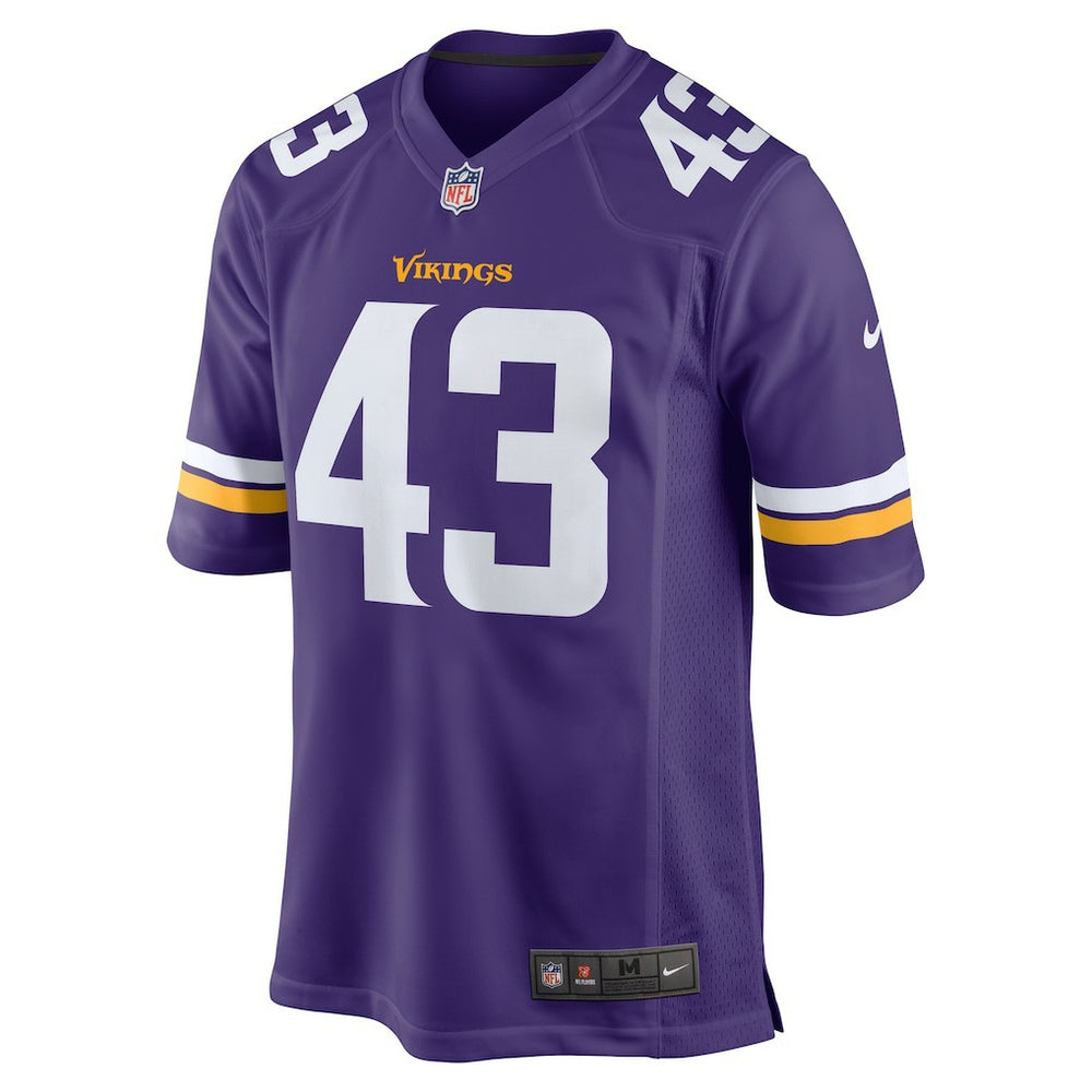 Andrew Van Ginkel Minnesota Vikings Team Game Jersey Purple | Nike for Sale