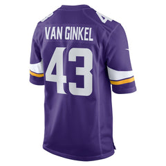 Andrew Van Ginkel Minnesota Vikings Team Game Jersey Purple | Nike for Sale