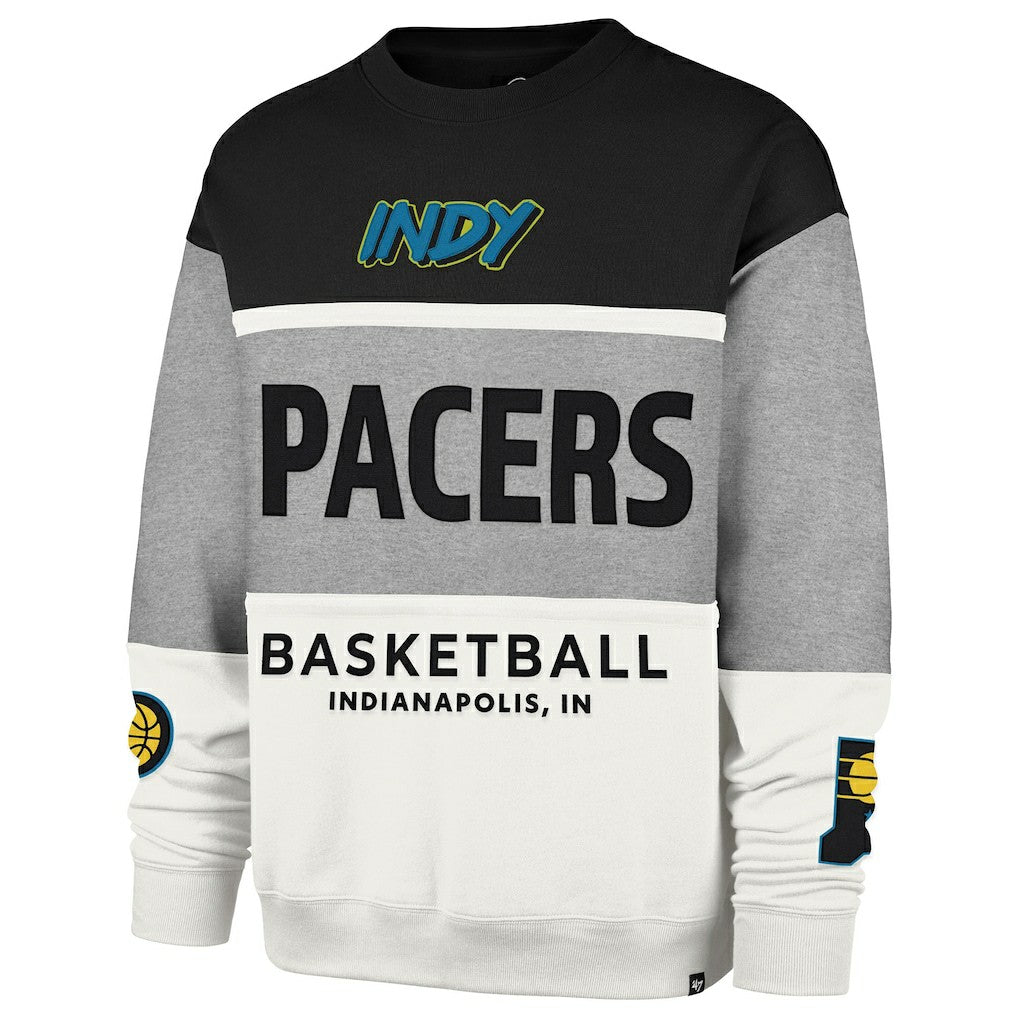 Indiana Pacers '47 Unisex 2024/25 City Edition On Five Maximalist Pullover Sweatshirt Gray - NBA