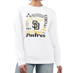 San Diego Padres G-III 4Her by Carl Banks Women's Collage Team Graphic Fleece Pullover Hoodie - MLB
