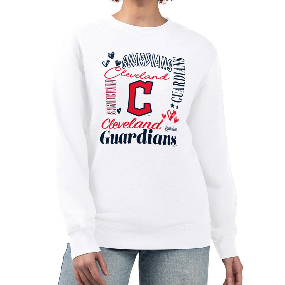 Cleveland Guardians G-III 4Her by Carl Banks Women's Collage Team Graphic Fleece Pullover Hoodie - MLB
