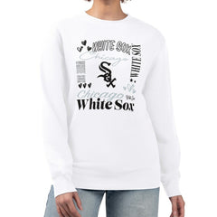 Chicago White Sox G-III 4Her by Carl Banks Women's Collage Team Graphic Fleece Pullover Hoodie - MLB