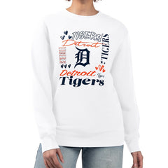 Detroit Tigers G-III 4Her by Carl Banks Women's Collage Team Graphic Fleece Pullover Hoodie - MLB
