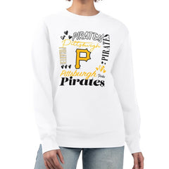 Pittsburgh Pirates G-III 4Her by Carl Banks Women's Collage Team Graphic Fleece Pullover Hoodie - MLB