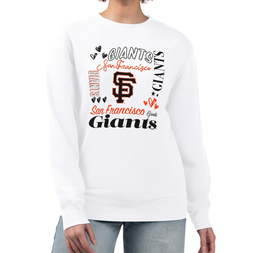San Francisco Giants G-III 4Her by Carl Banks Women's Collage Team Graphic Fleece Pullover Hoodie - MLB