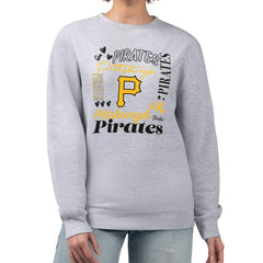 Pittsburgh Pirates G-III 4Her by Carl Banks Women's Collage Team Graphic Fleece Pullover Hoodie - MLB