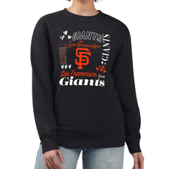San Francisco Giants G-III 4Her by Carl Banks Women's Collage Team Graphic Fleece Pullover Hoodie - MLB