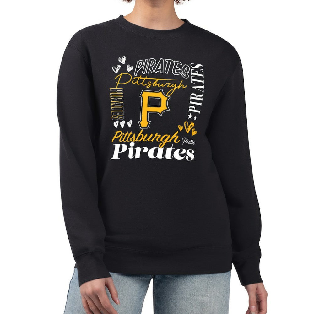 Pittsburgh Pirates G-III 4Her by Carl Banks Women's Collage Team Graphic Fleece Pullover Hoodie - MLB