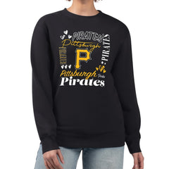 Pittsburgh Pirates G-III 4Her by Carl Banks Women's Collage Team Graphic Fleece Pullover Hoodie - MLB