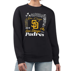 San Diego Padres G-III 4Her by Carl Banks Women's Collage Team Graphic Fleece Pullover Hoodie - MLB
