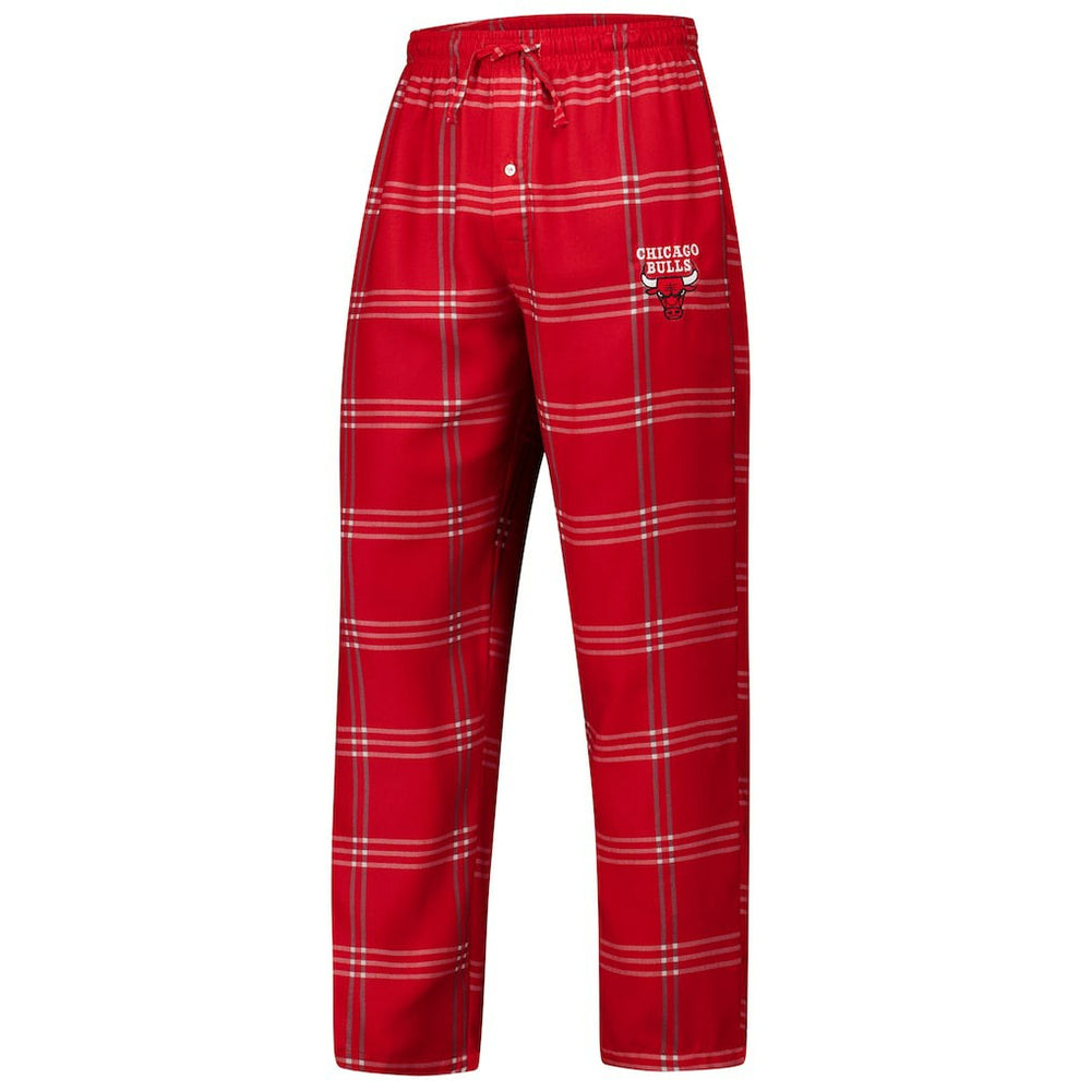 Chicago Bulls Concepts Sport Petition Long Sleeve Top and Plaid Pant Set Red - NBA