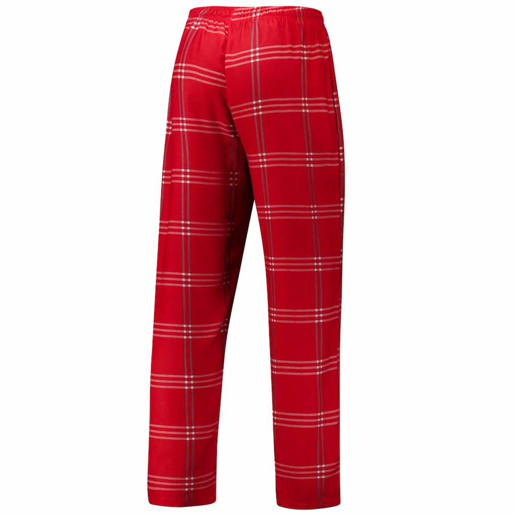 Chicago Bulls Concepts Sport Petition Long Sleeve Top and Plaid Pant Set Red - NBA