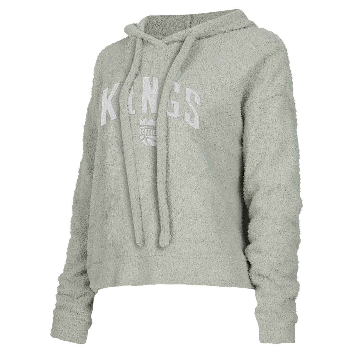 Sacramento Kings Concepts Sport Women's Ventura Comfy Pullover Hoodie Gray - NBA