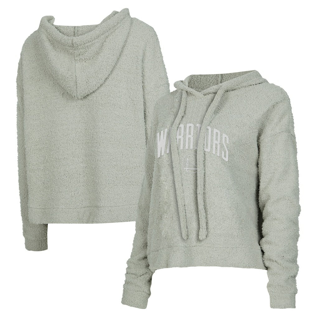 Golden State Warriors Concepts Sport Women's Ventura Comfy Pullover Hoodie Gray - NBA