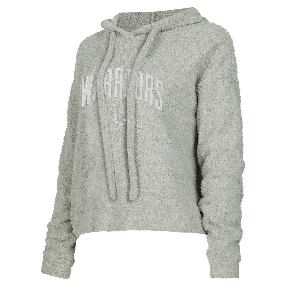 Golden State Warriors Concepts Sport Women's Ventura Comfy Pullover Hoodie Gray - NBA