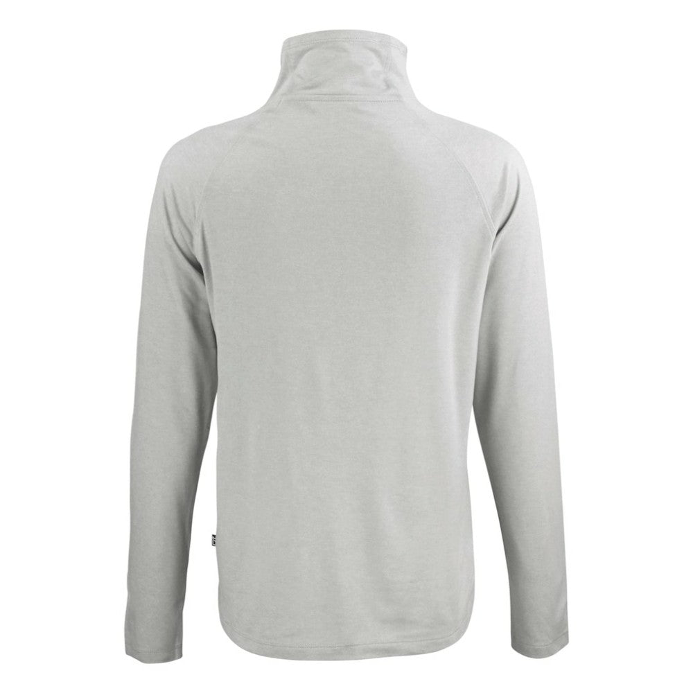 California Angels Cutter & Buck Women's Cooperstown Collection Coastline Epic Comfort Eco Recycled Funnel Neck Raglan Pullover Top - MLB