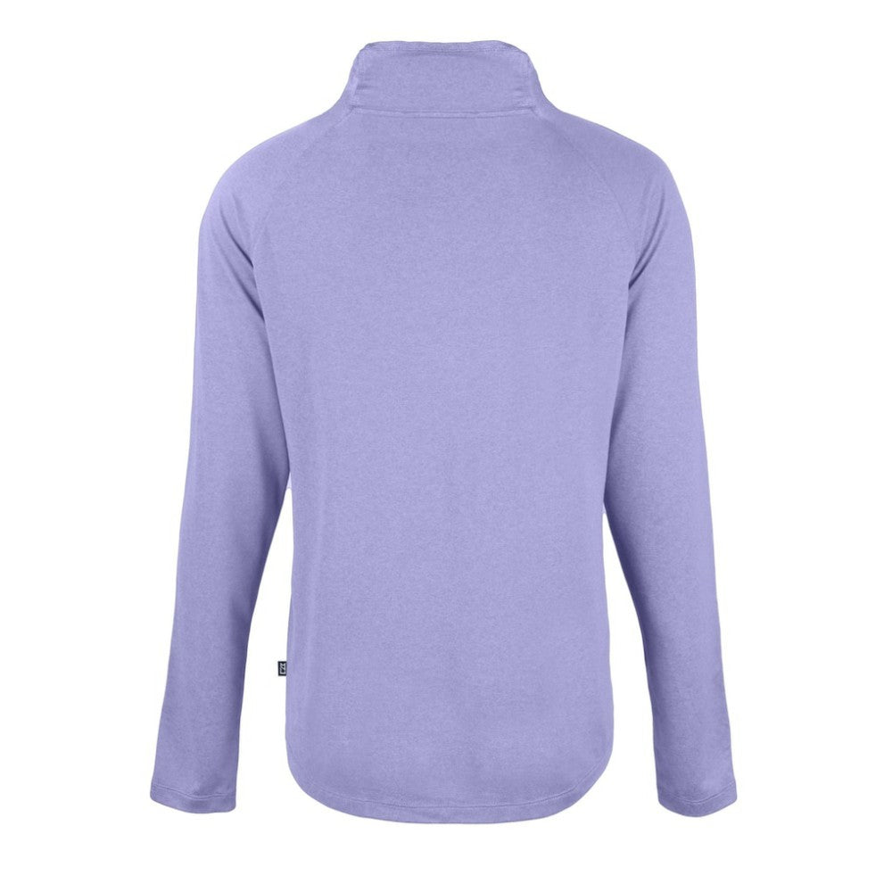 Colorado Rockies Cutter & Buck Women's  Coastline Epic Comfort Eco Recycled Funnel Neck Raglan Pullover Top - MLB