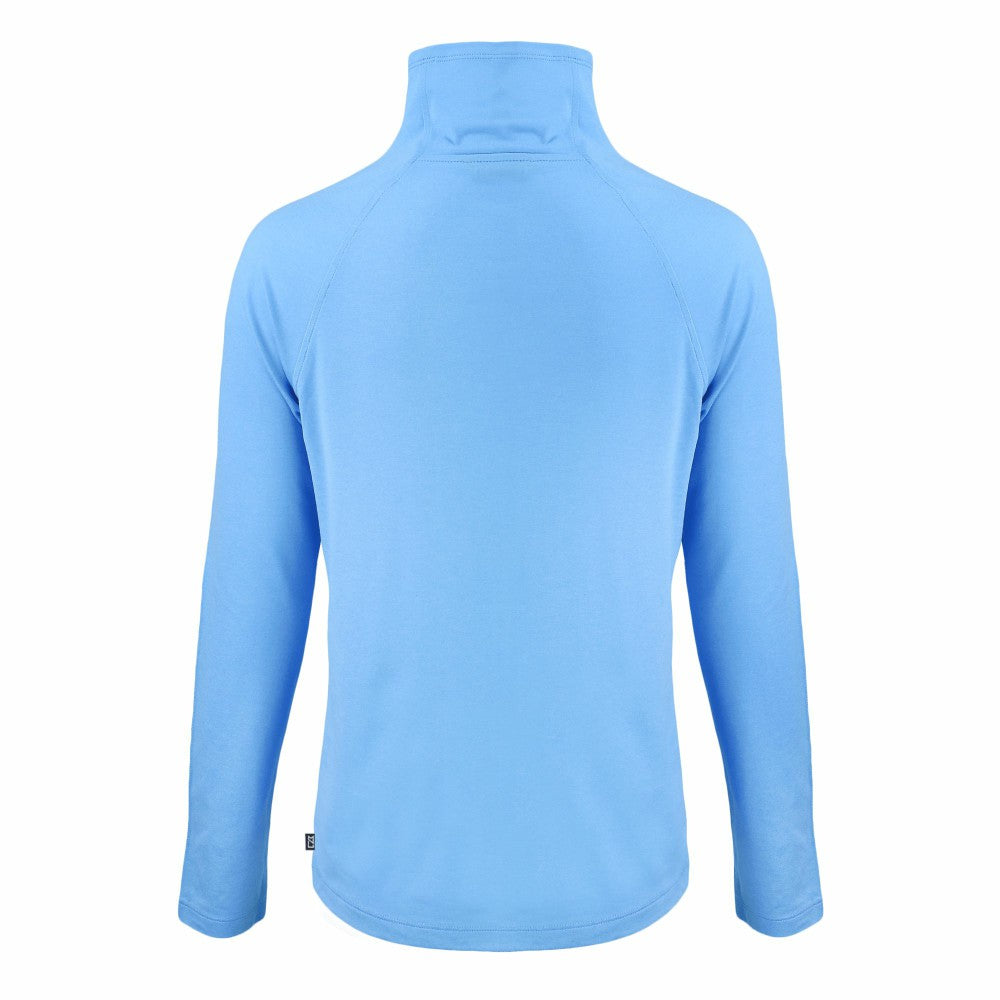 Kansas City Royals Cutter & Buck Women's City Connect Coastline Epic Comfort Eco Recycled Funnel Neck Raglan Pullover Top - MLB