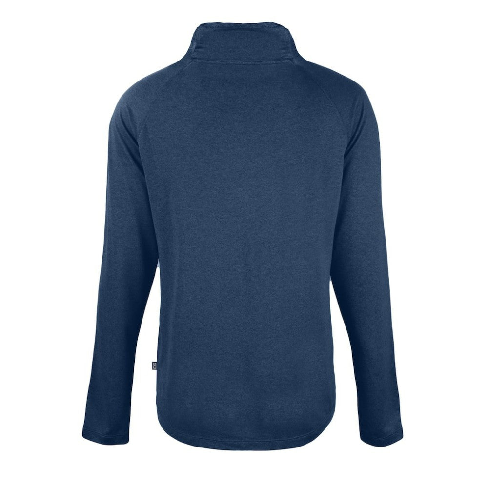 Philadelphia Phillies Cutter & Buck Women's  Coastline Epic Comfort Eco Recycled Funnel Neck Raglan Pullover Top - MLB