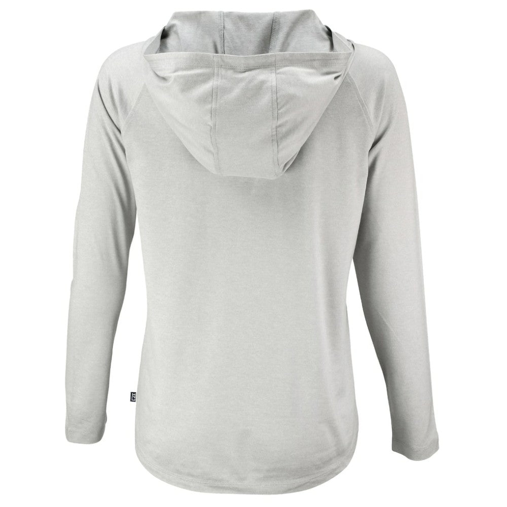 Chicago White Sox Cutter & Buck Women's Cooperstown Collection Coastline Epic Comfort Eco Recycled Hoodie Raglan Long Sleeve T-Shirt - MLB